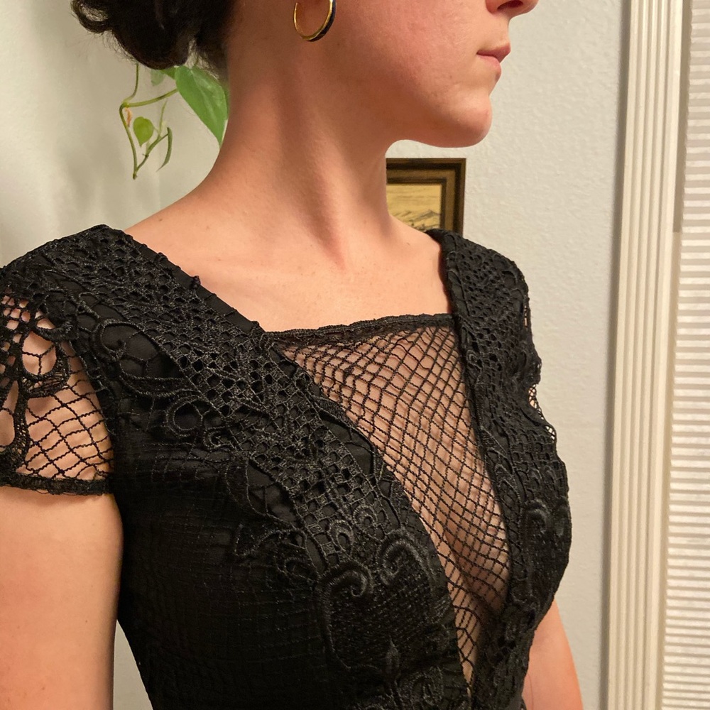 *sold locally* ASOS black cocktail dress